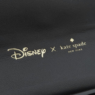 ケイトスペード kate spade ノース サウス クロスボディバッグ KG704 ブラックマルチ テクスチャードPVC ショルダーバッグ ゴールド金具 黒 Disney X Kate Spade ミニ―マウス