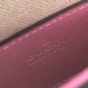 グッチ GUCCI バンブー 3WAY ミニ ハンドバッグ 702106 ピンク レザー 2WAYバッグ ゴールド金具 ハンドバッグ ショルダー リュック