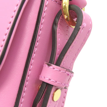 グッチ GUCCI バンブー 3WAY ミニ ハンドバッグ 702106 ピンク レザー 2WAYバッグ ゴールド金具 ハンドバッグ ショルダー リュック