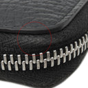 メゾン マルタン マルジェラ MAISON MARTIN MARGIELA 4ステッチ ジップアラウンド ウォレット S56UI0110 ブラック カーフレザー 長財布 シルバー金具 黒