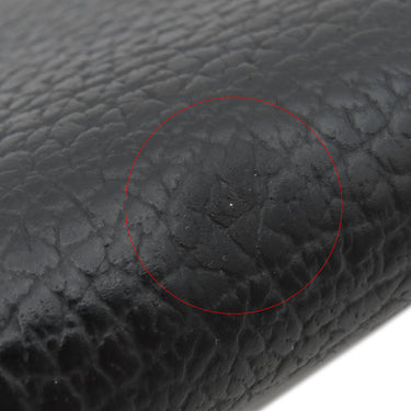 メゾン マルタン マルジェラ MAISON MARTIN MARGIELA 4ステッチ ジップアラウンド ウォレット S56UI0110 ブラック カーフレザー 長財布 シルバー金具 黒