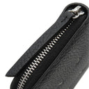 メゾン マルタン マルジェラ MAISON MARTIN MARGIELA 4ステッチ ジップアラウンド ウォレット S56UI0110 ブラック カーフレザー 長財布 シルバー金具 黒