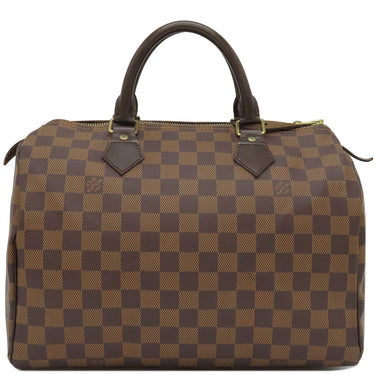ルイヴィトン LOUIS VUITTON スピーディ30 N41531 ダミエエベヌ ダミエキャンバス ハンドバッグ ゴールド金具 茶 ボストン 鍵・パドロック欠品