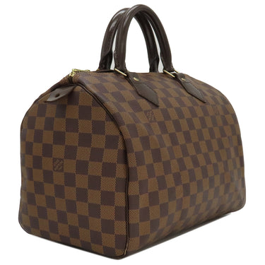 ルイヴィトン LOUIS VUITTON スピーディ30 N41531 ダミエエベヌ ダミエキャンバス ハンドバッグ ゴールド金具 茶 ボストン 鍵・パドロック欠品