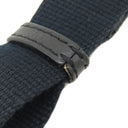 クリスチャン・ディオール Christian Dior トロッター ブラック×ネイビー レザー ジャガード ショルダーバッグ シルバー金具 黒 紺