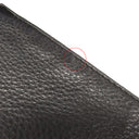 クリスチャン・ディオール Christian Dior トロッター ブラック×ネイビー レザー ジャガード ショルダーバッグ シルバー金具 黒 紺