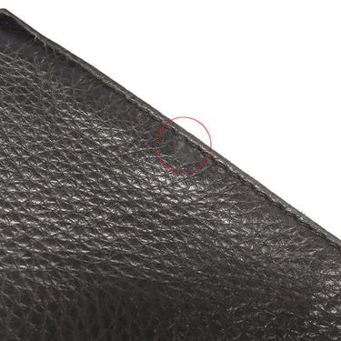 クリスチャン・ディオール Christian Dior トロッター ブラック×ネイビー レザー ジャガード ショルダーバッグ シルバー金具 黒 紺