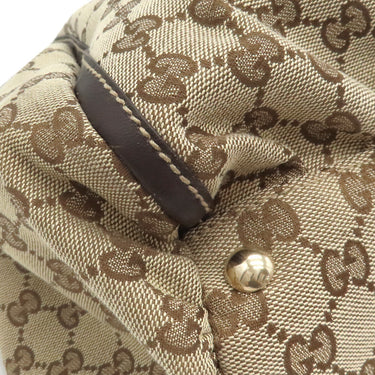 グッチ GUCCI Dリング ショルダーバッグ 189835 ベージュ×ブラウン GGキャンバス トートバッグ ゴールド金具 茶