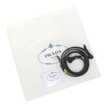 プラダ PRADA メタルロゴ ショルダーバッグ 1BH046 NERO ヴィッテロ フェニックス ショルダーバッグ ゴールド金具 黒 VITELLO PHENIX