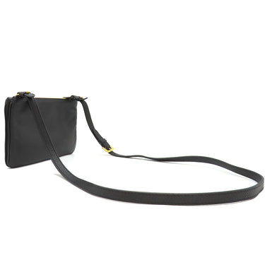 プラダ PRADA メタルロゴ ショルダーバッグ 1BH046 NERO ヴィッテロ フェニックス ショルダーバッグ ゴールド金具 黒 VITELLO PHENIX