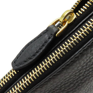 プラダ PRADA メタルロゴ ショルダーバッグ 1BH046 NERO ヴィッテロ フェニックス ショルダーバッグ ゴールド金具 黒 VITELLO PHENIX