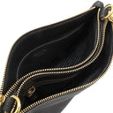 プラダ PRADA メタルロゴ ショルダーバッグ 1BH046 NERO ヴィッテロ フェニックス ショルダーバッグ ゴールド金具 黒 VITELLO PHENIX