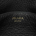プラダ PRADA メタルロゴ ショルダーバッグ 1BH046 NERO ヴィッテロ フェニックス ショルダーバッグ ゴールド金具 黒 VITELLO PHENIX