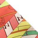 エルメス HERMES ツイリー ローズ×コライユ×ヴェールフルーレセント シルク スカーフ 【ASTROLOGIE NOUVELLE/新たなる占星術】