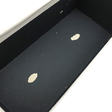 シャネル CHANEL ティアドロップ 59□14 4194-Q-A ホワイトXシルバー メタル レザー サングラス シルバー金具 白 チェーンモチーフ グレーレンズ