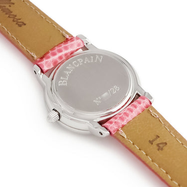腕時計 ブランパン BLANCPAIN レディバード 0096 46A1 56 自動巻き レディース 純正ダイヤ ピンク シェル ハート 限定28本