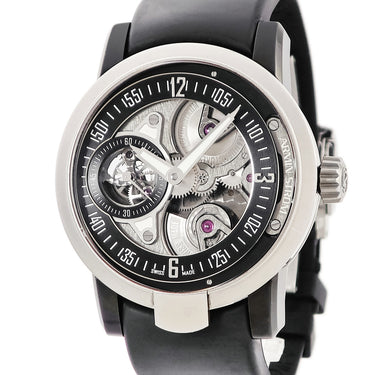 腕時計 アーミン・シュトローム Armin Strom レーシング グラヴィティ ST14-GR.90 自動巻き メンズ OH済 スケルトン ブラックPVD 限定