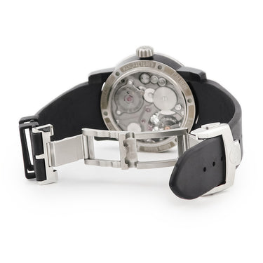 腕時計 アーミン・シュトローム Armin Strom レーシング グラヴィティ ST14-GR.90 自動巻き メンズ OH済 スケルトン ブラックPVD 限定