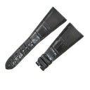 ブルガリ BVLGARI 純正 AA48 アショーマ用 クロコバンド ブラック クロコダイル 腕時計パーツ 替え ベルト ストラップ 28mm ブラック 黒