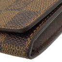 ルイヴィトン LOUIS VUITTON アンヴェロップ カルト ドゥ ヴィジット N62920 ダミエエベヌ ダミエキャンバス カードケース 茶 カード入れ 名刺入れ