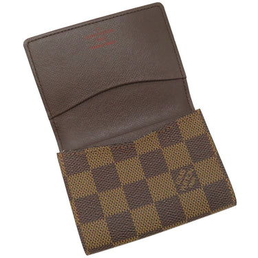 ルイヴィトン LOUIS VUITTON アンヴェロップ カルト ドゥ ヴィジット N62920 ダミエエベヌ ダミエキャンバス カードケース 茶 カード入れ 名刺入れ