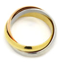 カルティエ Cartier トリニティ クラシック ホワイトゴールドXイエローゴールドXピンクゴールド K18WG K18YG K18PG #54(JP14) リング 指輪 3連 3カラー 13.5号
