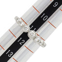 ティファニー Tiffany & Co ジャズ ダイヤリング プラチナシルバー Pt950 ダイヤモンド リング 指輪 T＆Co. 7P Pt プラチナ 11号