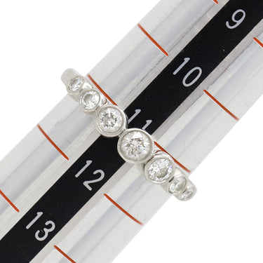 ティファニー Tiffany & Co ジャズ ダイヤリング プラチナシルバー Pt950 ダイヤモンド リング 指輪 T＆Co. 7P Pt プラチナ 11号