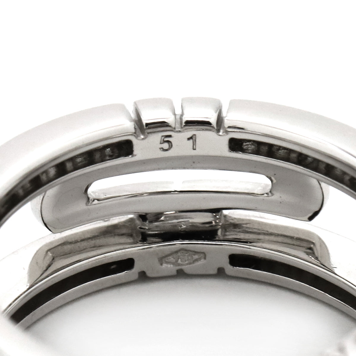 専用です ブルガリ バレンテシ リング K18ホワイトゴールドお値下げ ブルガリ BVLGARI パレンテシ ホワイトゴールド K18WG リング