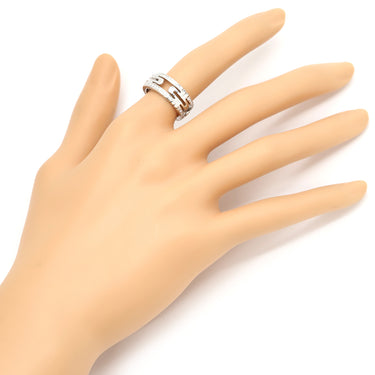 ブルガリ BVLGARI オープン パレンテシ ダイヤリング ホワイトゴールド K18WG ダイヤモンド #51(JP11) リング 指輪 750 18K 18金 オープンワーク 11号