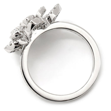 グラフ GRAFF ワイルドフラワー ダイヤモンド リング RGR846 ホワイトゴールド K18WG ダイヤモンド リング 指輪 Au750 GRAFF スモール 6号