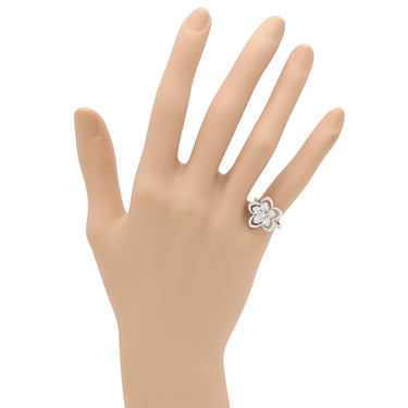 グラフ GRAFF ワイルドフラワー ダイヤモンド リング RGR846 ホワイトゴールド K18WG ダイヤモンド リング 指輪 Au750 GRAFF スモール 6号