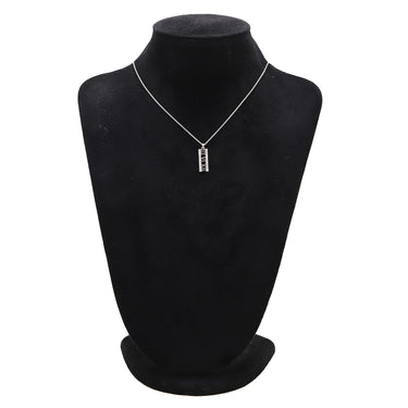 ティファニー Tiffany & Co ピアスド アトラスバー ホワイトゴールド K18WG ダイヤモンド ネックレス ダイヤモンド 750 Ag750 ローマ数字