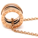 ブルガリ BVLGARI ビーゼロワン レジェンド ネックレス ピンクゴールドXブラック K18PG セラミック ネックレス B-zero1 ペンダント 18K 750PG 黒