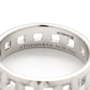 ティファニー Tiffany & Co Tトゥルー ワイド 62509287 ホワイトゴールド K18WG ダイヤモンド リング 指輪 AU750 750WG 14号