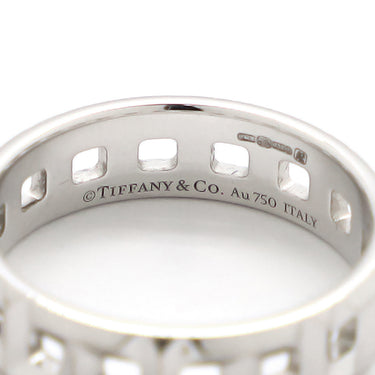 ティファニー Tiffany & Co Tトゥルー ワイド 62509287 ホワイトゴールド K18WG ダイヤモンド リング 指輪 AU750 750WG 14号