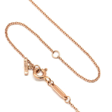 ティファニー Tiffany & Co Tスマイル ミニ ペンダント ローズゴールド K18PG ネックレス ダイヤ ピンクゴールド Au750 Tiffany T smile