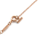 ティファニー Tiffany & Co Tスマイル ミニ ペンダント ローズゴールド K18PG ネックレス ダイヤ ピンクゴールド Au750 Tiffany T smile