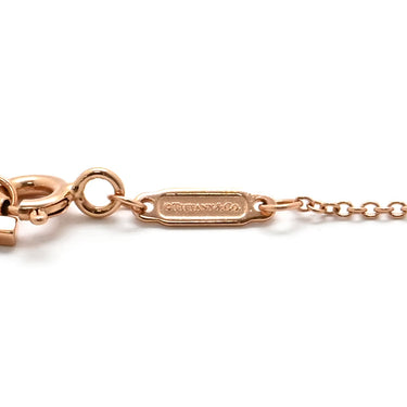 ティファニー Tiffany & Co Tスマイル ミニ ペンダント ローズゴールド K18PG ネックレス ダイヤ ピンクゴールド Au750 Tiffany T smile