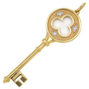 ティファニー Tiffany & Co クローバーキー 3Pダイヤ イエローゴールド K18YG ダイヤモンド K18WG ペンダントトップ チャーム AU750