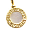 ブルガリ BVLGARI ブルガリブルガリ ピンクゴールド K18PG マザーオブパール ネックレス ペンダント 18K 750 18金