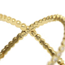 グッチ GUCCI GGランニング イエローゴールド K18YG ダイヤモンド #15 リング 指輪 750YG AU750 15号