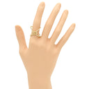 グッチ GUCCI GGランニング イエローゴールド K18YG ダイヤモンド #15 リング 指輪 750YG AU750 15号