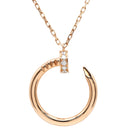 カルティエ Cartier ジュストアンクル ダイヤモンド ネックレス B7224894 ピンクゴールド K18PG ダイヤモンド ネックレス 750PG K18 18金