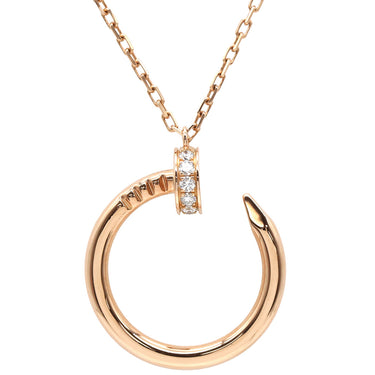 カルティエ Cartier ジュストアンクル ダイヤモンド ネックレス B7224894 ピンクゴールド K18PG ダイヤモンド ネックレス 750PG K18 18金
