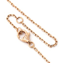 カルティエ Cartier ジュストアンクル ダイヤモンド ネックレス B7224894 ピンクゴールド K18PG ダイヤモンド ネックレス 750PG K18 18金