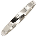 カルティエ Cartier LOVE ラブブレス B6067618 ホワイトゴールド K18WG #18 ブレスレット 750WG 18K 18金