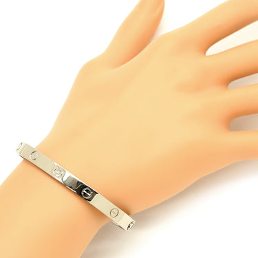 カルティエ Cartier LOVE ラブブレス B6067618 ホワイトゴールド K18WG #18 ブレスレット 750WG 18K 18金