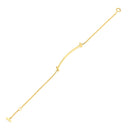 ティファニー Tiffany & Co Tスマイル イエローゴールド K18YG ブレスレット 750 18K