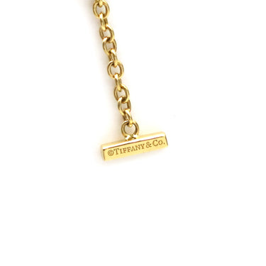 ティファニー Tiffany & Co Tスマイル イエローゴールド K18YG ブレスレット 750 18K